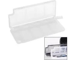 Spel-Box voor 8 PlayStation PS Vita Game-Cards + 2 Micro SD cards Wit