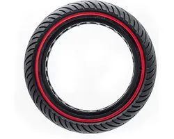 E-wheel - Ultra-Light Massieve Band 8.5x2-6.1/B34 - 50mm Breed - Rode Lijn - Nedong