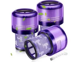 Filtre pour Dyson V11 - 3 pièces filtres de remplacement adaptés à Dyson V11 Animal/Absolute/Torque Drive/Fluffy/Extra/Complete Pro/V15 Detect/ SV14 SV17 SV22 aspirateur sans fil, remplacement