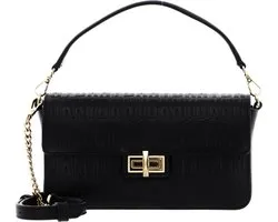 DKNY Schoudertas Avondtas Jojo Flap Bag Black / Gold Zwart