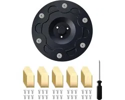 PromoHome Kit de Lames et Disque pour Segway Navimow i105E/i108E/i205 AWD/i208 AWD/i110E - Roue de Coupe à 6 Lames - 1x Disque + 30 Lames + Vis