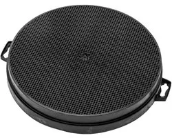 Multaparts® koolstof filter afzuigkap ø 21 cm | Filtercassette met actief kool om geurtjes tegen te gaan | Past in veel merken | Alternatief voor type 210, C00027838, 71X8574, 49018362, 9029793719, F00315/S, 484000008579