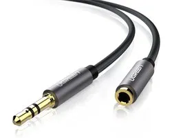 Audio Jack AUX 3.5mm Verlengkabel - 2 meter - Ugreen