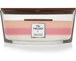 Woodwick Trilogy Blooming Orchard Ellipse Candle - Bougie parfumée