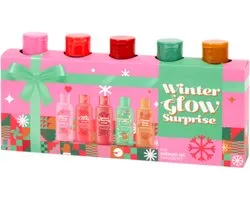 Kerst Geschenkset - Winter Glow Surprise | 5x Douchegel - Wintergeuren | Kerstcadeau - Cadeauverpakking - Kerstgeschenk