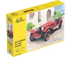 Heller Modelbouwpakket Auto - 80715 Alfa Romeo 6C 1750cc Zagato - Italiaanse Auto Plastic - 1:24 - Modelbouw