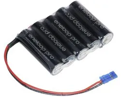 Panasonic eneloop Pro F1x5 Graupner Accupack Aantal cellen: 5 Batterijgrootte: AA (penlite) Kabel, Stekker NiMH 6 V 245