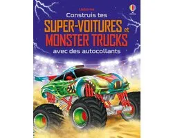 Construis. avec des autocollants- Construis tes super-voitures et monster trucks avec des autocollants
