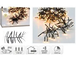 Luminaire décoratif Cluster d' LED - 3000 LED - 22m - blanc très chaud