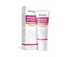 BIOAQUA Ontharingscrème Mango Extract | Hair Removal Cream Dames | Pijnloze Ontharing Gevoelige Huid | Intieme Zone Bikini Oksels Benen Armen | Snelle Haarverwijdering | Hydraterend Verzachtend | Anti Haar Groei | Glad Resultaat Zonder Irritatie