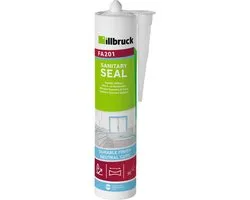 Mastic silicone Illbruck FA201 sanitaire transparent-gris 310ml