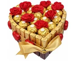 Chocolade Hart Geschenk - Giftpack - Ferrero Rocher