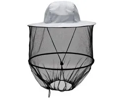 Klamboe Hoed Bug Imker Bee Keepers Hoeden Muggen Sneldrogend met Brede Rand, Zonnebescherming Insect Hoeden met Netting Insect Bug Mosquito Cap Netto voor Buiten, Wandelen, Kamperen, Vissen
