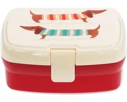 Lunchbox met tray - teckels - Rex London