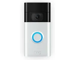 Ring Video Deurbel (2de generatie) - Draadloos - 1080p HD-video - Zilver