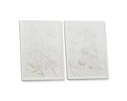 LOBERON Afbeelding set van 2 Carrefour wit