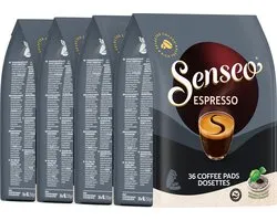 Senseo Espresso Koffiepads - Intensiteit 9/9 - 4 x 36 pads