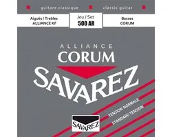 snarenset klassieke gitaar - 500-AR - KF composite fiber silverwound Corum normal tension