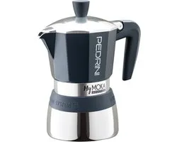 Pedrini MyMoka induction Moka Express Bruin, Roestvrijstaal