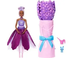 Barbie Petal Pop Geparfumeerde Modepop - Paarse Jurk