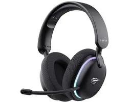 Havit Fuxi-H7 - Casque de jeu - Sans fil - Noir - Éclairage RVB