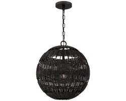 Quoizel LED Buiten Hanglamp Lindendale | 1X E27 Max 60W | IP44 | Western Bronze