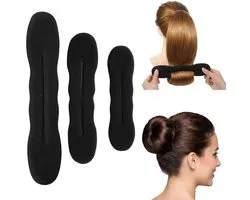 Magic Bun Maker - 3 Stuks - Haarelastiek - Wikkel snap - Knot maker - Haarclip - Franse twist haarplooi - Broodjesmakers voor dameshaar - Balletbroodjesset - voor vrouwen en kinderen