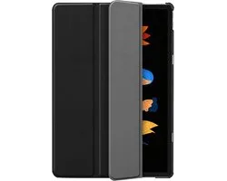 Cazy Tablet Hoes adapté pour Lenovo Idea Tab Plus - TriFold Bookcase - Zwart