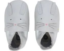 Bobux Babyslofjes Soft Soles Silver Hop - Large