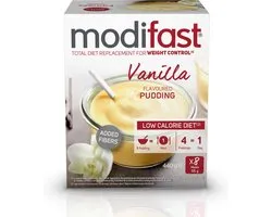 Modifast vanille pudding, 8 stuks