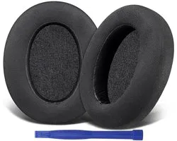 Dailygoods - SOULWIT Micro Suede Oorkussens Vervanging voor Sony WH-XB910 XB910N Extra Bass Noise Cancelling Hoofdtelefoon, voor Sony WHXB910N Draadloze Headset, Earpads Cushions met Geluidsisolerend Schuim