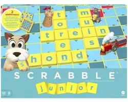 Mattel Games Scrabble Junior - Familie bordspel - Nederlandse editie