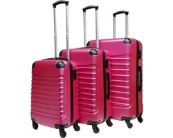 Castillo Trimix 3 delige ABS Kofferset - Roze