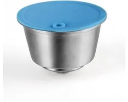 Hervulbare koffiecup geschikt voor Dolce Gusto compatibele machines - Dolce Gusto Capsule - RVS - 1 cup
