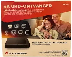 Tv Vlaanderen mz104 4K met ingebouwde smartcard