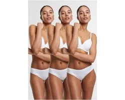 Urban Classics - Bonded Brazilian 3-Pack String - M - Wit