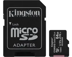 Kingston Technology Canvas Select Plus 64 Go MicroSDXC UHS-I Classe 10