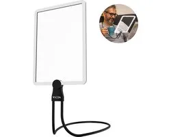 Vicon Vergrootglas Pro met LED Verlichting - Verbeterd model - 5x vergroting - USB C - Vergrootspiegel - Leesloep voor Volwassenen en Ouderen