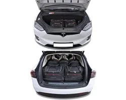 Tesla Model X 2016+ Trunk en Frunk Reistassen 9-delig Organizer Weekendtassen Interieur Accessoires