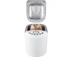 MEDION MD 11011 - Machine à pain - 19 programmes de cuisson - 3 niveaux de brunissage sélectionnables - 550 W - 1 Kg - Blanc