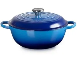 Le Creuset Marmite Braadpan Signature 'Azure' Ø26cm / 4.1L
