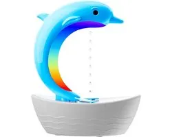 Blue Dolphin Anti-Gravity Luchtbevochtiger met Bluetooth Luidspreker, Kleurrijke Lichten, Aromatherapie – Perfect voor Woondecoratie, Slaapkamer, Cadeau