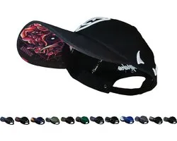 Capiche casquette de baseball casquette hommes - boucle / fermeture sangle - unisexe - diable rouge - taille unique - sportcap - casquette de baseball - hommes - noir