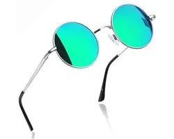 Vintage Polarized Round Sunglasses for Men and Women - UV400 Protection