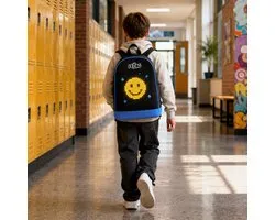 LEDbag Display Rugzak Blauw - Rugzak met Programmeerbaar LEDscherm - Eigen Afbeeldingen & Animaties via app – Met Ingebouwde Powerbank