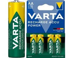 Varta Oplaadbare Batterijen AA 2100 mAh - 4 stuks