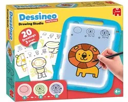 Jumbo - Dessineo - Compact - Cuir à dessiner étape par étape - Dès 4 ans - Atelier de dessin