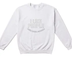 Dokter Sweater – I LIKE PEOPLE (UNDER GENERAL ANESTHESIA) – Grappige Outfit – Unisex Sweater voor Dames & Heren – Leuk Cadeau voor Artsen