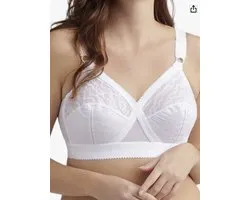 Playtex - BH zonder beugel - Wit - 'Cœur Croisé Classique' - 80-95C