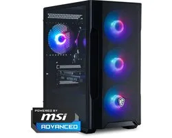 GAMING PC - Powered By MSI - RTX 3050 AMD Game PC - GeForce RTX 3050 6GB - AMD Ryzen 5 5500 - 16GB DDR4 - 500GB SSD - Win 11 Home